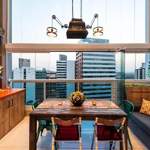  Apartamento Edificio Summit Pinheiros Location In Balcony With Views Pool, Fitness Room&parking Garage 3 Minutes To Subway